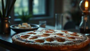 Focaccia s rozmarýnem a hrubozrnnou solí