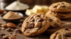 Americké cookies s kousky čokolády a ořechy