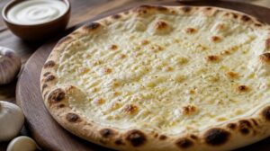 Bílý základ na pizzu ze smetany a česneku (panna bianca)