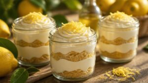 Citronové tiramisu s limoncellem do skleniček