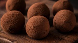 Čokoládové lanýže Truffes obalené v holandském kakau
