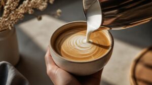Domácí Caffè Latte: Správný poměr kávy a mléka pro jemný ranní rituál