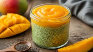 Fitness Matcha chia pudink s mangovým pyré: Zdravá snídaně i bleskový dezert plný antioxidantů a bílkovin