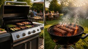 Grilování na plynu versus na uhlí věčný souboj milovníků BBQ