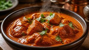 Indické kuře Tikka Masala v husté rajčatovo-smetanové omáčce