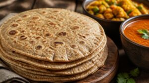 Indické placky Roti z celozrnné mouky k omáčkám
