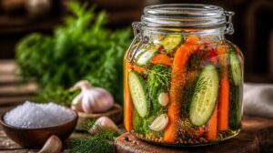 Jak na domácí kvašenou zeleninu pickles plnou probiotik