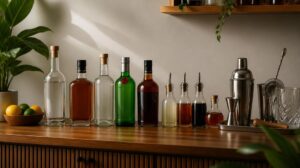 Jak zařídit domácí bar základní lahve a náčiní do začátku