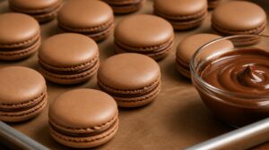 Kávové makronky s ganache z mléčné čokolády: Podrobný průvodce na dokonalé francouzské skořápky