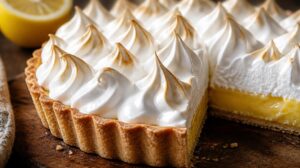 Křehký citronový koláč Tarte au Citron Meringuée: Dokonalé spojení kyselého krému a nadýchaného sněhu