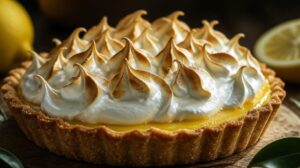 Křehký koláč s citronovým krémem a sněhovou čepicí Lemon Meringue Pie