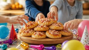 Křupavé mini pizzy z listového těsta se šunkou a sýrem: Rychlá večeře pro děti i super pohoštění na dětskou párty