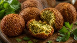 Křupavé zelené Falafel kuličky: Trik palestinských bister, jak dosáhnout nadýchaného vnitřku bez vysušení
