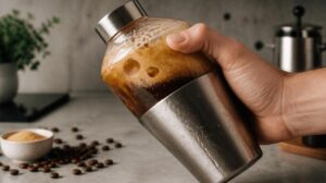 Ledová káva Shakerato po italsku: Jak v šejkru vykouzlit ledové espresso s neuvěřitelně hustou pěnou bez mléka