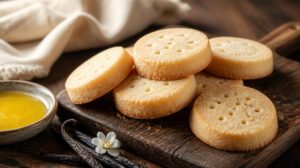 Maslové sušenky skotské shortbread s vanilkou