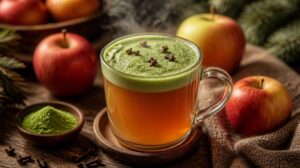 Matcha horký jablečný mošt se hřebíčkem: Voňavá zimní alternativa k tradičnímu svařenému vínu