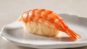 Nigiri sushi s tygří krevetou