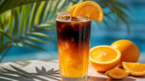 Osvěžující ledová káva s pomerančovou šťávou (Bumblebee Coffee): Překvapivá, ale geniální ovocno-kávová fúze