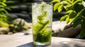 Osvěžující Matcha Tonic: Geniální letní kombinace hořkého toniku, ledu a zářivě zeleného čaje