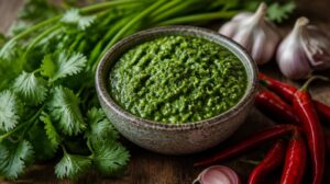 Pravá izraelská pálivá pasta Schug (Zhug): Jadrný jemenský dresink z koriandru, chilli a česneku, který probudí smysly