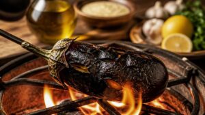 Pravá libanonská pomazánka Baba Ghanoush: Jak správně opálit lilek na ohni pro dokonalou kouřovou chuť