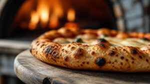 Pravá neapolská pizza s nadýchanými a křupavými okraji