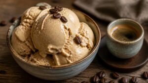Pravé italské Gelato kávové (Gelato al caffè): Silná chuť pravého ristretta v té nejkrémovější podobě
