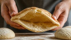 Pravý izraelský chléb Pita: Podrobný návod na domácí kapsu na plnění, která se při pečení neroztrhne