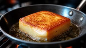 Pravý řecký sýr Saganaki na pánvi: Trik, jak správně osmažit tvrdý sýr Graviera, aby měl křupavou kůrčičku