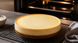 Proč cheesecake po upečení popraská a jak tomu zabránit