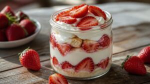 Rychlé jahodové tiramisu do skleničky