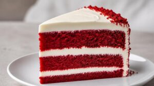 Sametově červený dort Red Velvet s krémem z čerstvého sýra