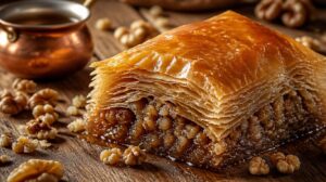 Sladká bulharská baklava: Tradiční sirupový dezert plný ořechů, který se rozplývá na jazyku