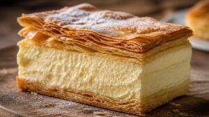 Sladký samoborský krémeš (Samoborska kremšnita): Jak na nejlepší nadýchaný žloutkový krém v listovém těstě