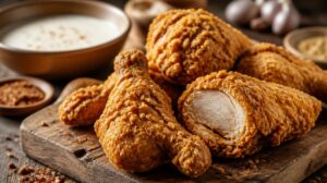 Smažené kuře po jižansku Southern Fried Chicken v podmáslí a tajné směsi koření