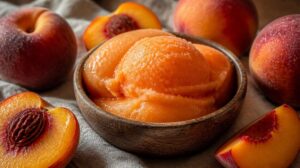 Šťavnatý broskvový Sorbetto di pesca: Jak využít přezrálé letní broskve na ten nejjemnější italský sorbet