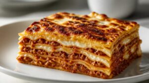 Tradiční italské lasagne s mletým masem a bešamelem