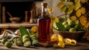 Tradiční srbský domácí likér Orahovača: Léčivý podzimní drink ze zelených vlašských ořechů a pálenky