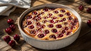 Třešňový nákyp Clafoutis z litého těsta: Nejjednodušší francouzský bublaninový koláč pro letní dny