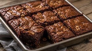 Vláčné čokoládové brownies s ořechy: Recept na ten nejčokoládovější dezert na plech