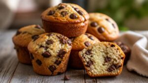 Vláčné jogurtové muffiny s kousky čokolády: Trik pro dokonale nadýchané těsto, které zůstane měkké i druhý den