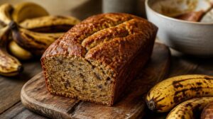 Vláčný banánový chlebíček (Banana Bread): Nejlepší způsob, jak spotřebovat přezrálé banány