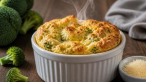 Zeleninové soufflé s brokolicí a parmazánem: Nadýchaná a lehká fitness večeře pro každý den